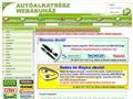 http://autoalkatreszwebshop.hu ismertető oldala